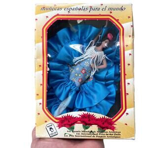 Vintage Marin Chiclana Flamenco Dancer Doll Spain Juanilla Spanish 1960-70s READ